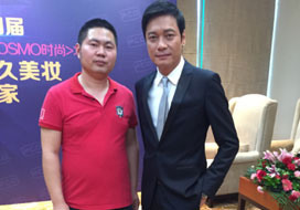 广州天辰与明星合影